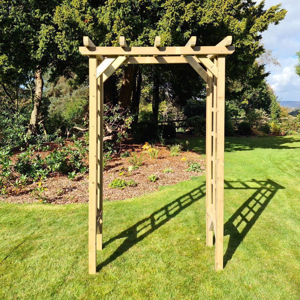 Rose Wooden Arch - 3ft Wide | Garden Store Online