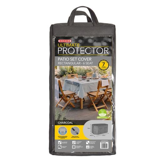 Bosmere Ultimate Protector Rectangular Patio Set Cover - 6 Seater