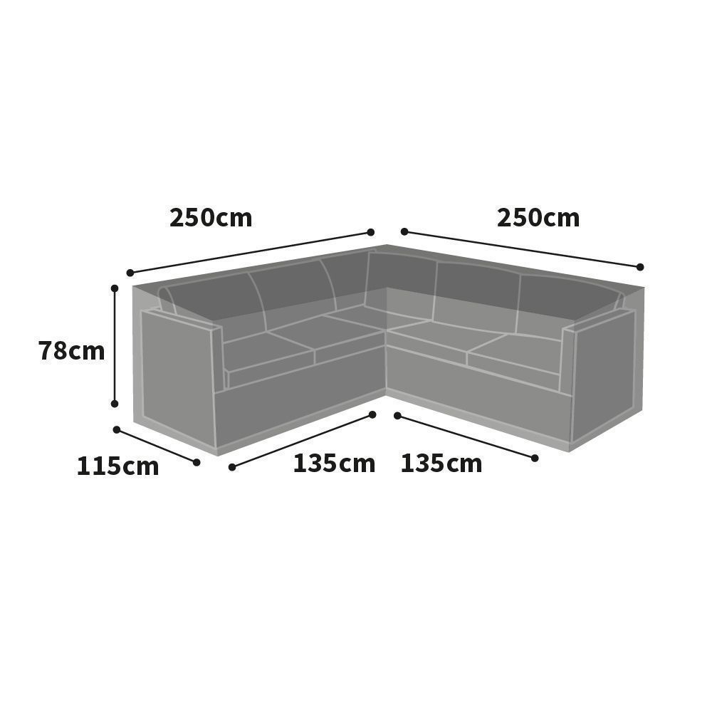 Bosmere Ultimate Protector Modular L Shaped Sofa Cover 2.5m
