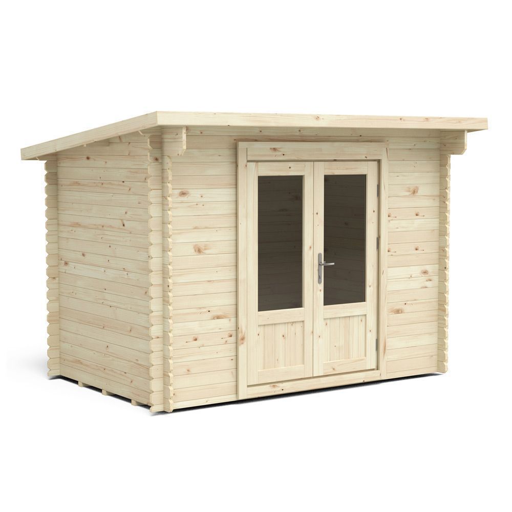 Harwood 3m X 2m Log Cabin - Single Glazed With 34kg Felt (Direct Delivery)
