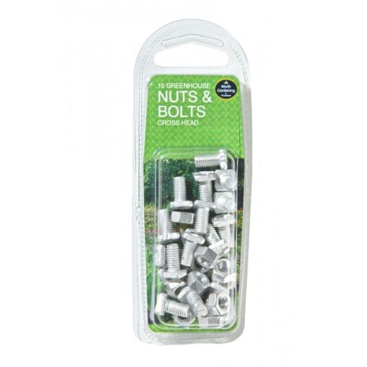 Garland Greenhouse Nuts & Bolts Cross Head - 15 Pack