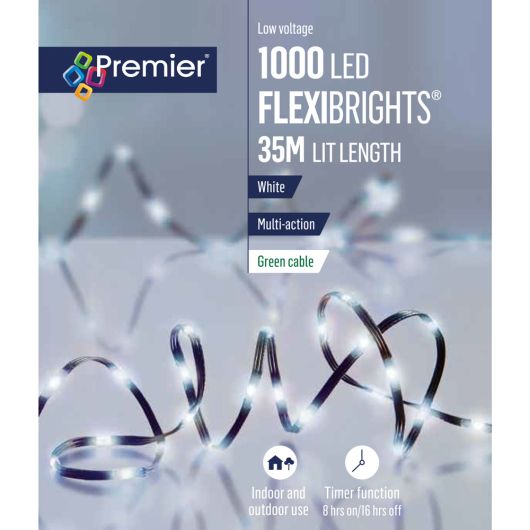 Premier FlexiBrights 1000 LEDs 35m - White