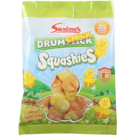 Swizzels Drum Chick Squashies Bag 160g
