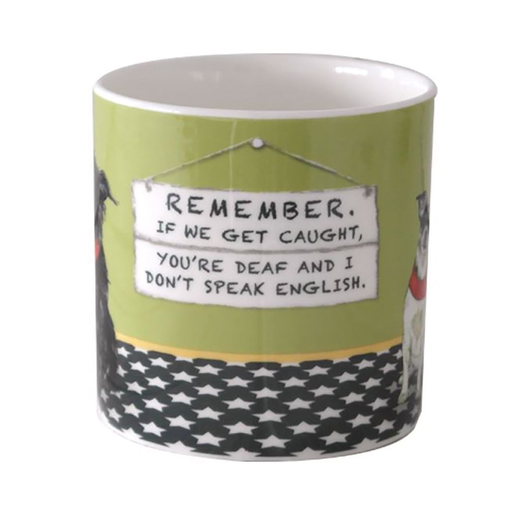 The Little Dog Laughed Mug - Caught