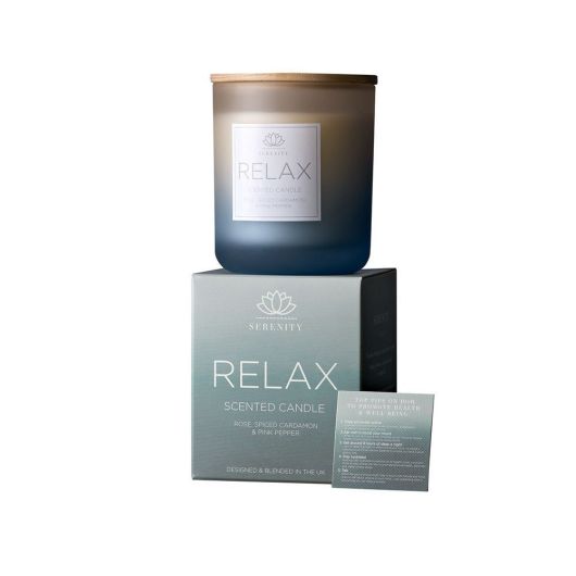 Serenity Relax Candle 270g - Rose, Cardamon & Pink Pepper